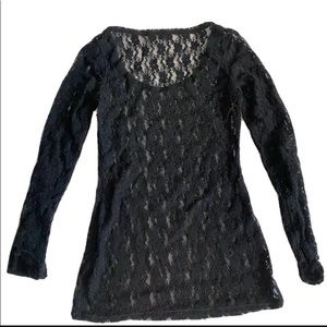 *EXPRESS Black Lace Women Top Size: Small